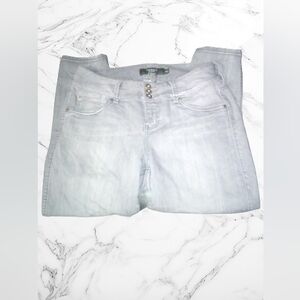 "Torrid" Women's Grey Denim Stretchy Mid-rise Skinny Jeans